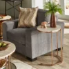 Octavia Side Table Champagne Gold Finish Champagne Gold Metal - Inspire Q