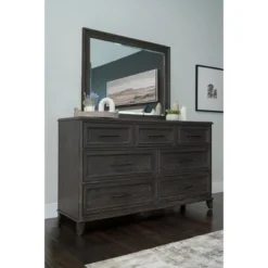 6pc Cindi Sleigh Bedroom Set Gray - Abbyson Living -Baxton Studio Store GUEST 3f2f42e3 3b9f 4b9c 981e 51e76c06fcc3