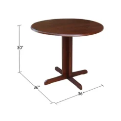 Set Of 3 36" Dual Table With 2 San Remo Chairs Dining Sets Brown - International Concepts 10 Set Of 3 36" Dual Table With 2 San Remo Chairs Dining Sets Brown - International Concepts -Baxton Studio Store GUEST 40f34ea7 fd14 40a0 9589 84712bf6148c