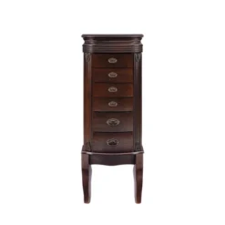 Verona Italian Influenced Jewelry Armoire Espresso - Powell Company -Baxton Studio Store GUEST 4199f2fb 4cef 463b b4bd 3e78a0c3101b