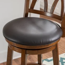 Madison Counter Height Barstool Rustic Oak - Powell Company -Baxton Studio Store GUEST 41eae0e7 be16 45c3 a2e9 385e8eed39bd