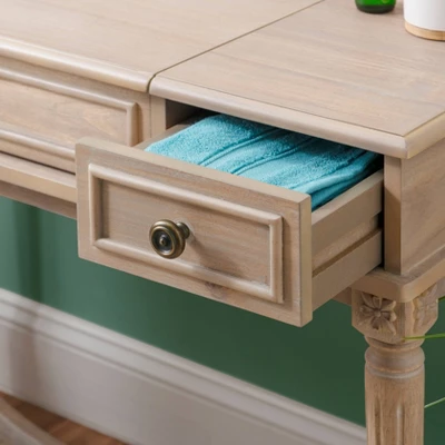 Cyndi Wash Vanity Gray - Linon 15 Cyndi Wash Vanity Gray - Linon - Image 15