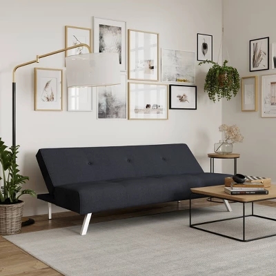 Sorenson Convertible Futon Sofa Bed Charcoal - Serta 12 Sorenson Convertible Futon Sofa Bed Charcoal - Serta - Image 12