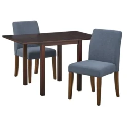 3pc Estelle Drop Leaf Dining Set - Buylateral -Baxton Studio Store GUEST 434fbdb4 24f3 49d8 b50e 9d8ee2e058d9