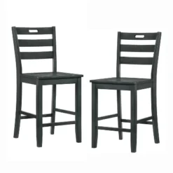 2pk 25" Elsie Counter Height Barstools - HOMES: Inside + Out -Baxton Studio Store GUEST 43a16914 00a0 4f8c 884c f4caec4374d7