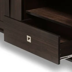 Unna Wood TV Cabinet With 2 Sliding Doors And Drawer TV Stand For TVs Up To 70" Dark Brown - Baxton Studio 7 Unna Wood TV Cabinet With 2 Sliding Doors And Drawer TV Stand For TVs Up To 70" Dark Brown - Baxton Studio -Baxton Studio Store GUEST 43b3542c 2d4f 4803 bdf4 5004ca6fb081