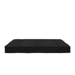 Full Chester Wood Arm Futon Frame With 8" Polyester Mattress - Room & Joy -Baxton Studio Store GUEST 450a68b7 158b 4626 a24e d760b186cb86