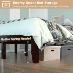 Costway Full Size Wood Bed Frame & 8'' Foam Mattress Set CertiPUR-US Certified 13 Costway Full Size Wood Bed Frame & 8'' Foam Mattress Set CertiPUR-US Certified -Baxton Studio Store GUEST 453ff6a5 f9af 41a4 bf86 ae5b5ffb954d