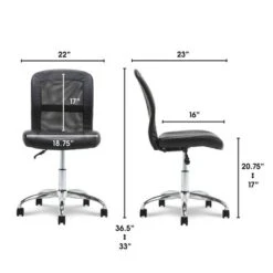 Essentials Computer Chair - Serta -Baxton Studio Store GUEST 45bbb168 a3c8 409a bbed 0e285e7737c5