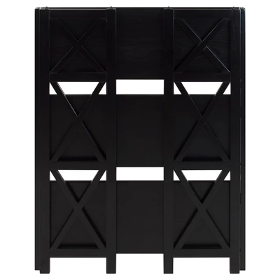 3 Shelf X Design Folding Bookcase - Flora Home 2 3 Shelf X Design Folding Bookcase - Flora Home - Image 2