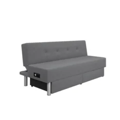 Wilton Dream Convertible Futon Sofa Bed Charcoal - Serta -Baxton Studio Store GUEST 46476d34 8f03 433a 9291 d6518bbccbc9