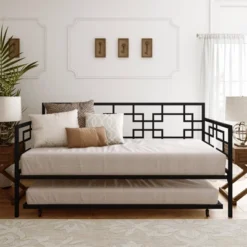 Twin Gemma Daybed With Trundle - Room & Joy -Baxton Studio Store GUEST 4756c222 e1c9 4f6c 9efd c13927380ca0