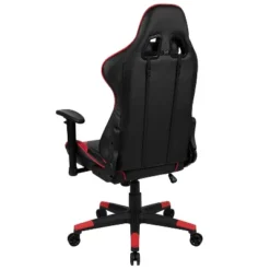 BlackArc Bravo Red Gaming Desk & Chair Set: High Back Gaming Chair With Lumbar Support & Adjustable Arms; Desk With Cupholder/Headphone Hook 23 BlackArc Bravo Red Gaming Desk & Chair Set: High Back Gaming Chair With Lumbar Support & Adjustable Arms; Desk With Cupholder/Headphone Hook -Baxton Studio Store GUEST 483440eb 0c55 462c abe3 d381f410a402