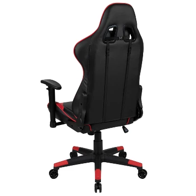 BlackArc Bravo Red Gaming Desk & Chair Set: High Back Gaming Chair With Lumbar Support & Adjustable Arms; Desk With Cupholder/Headphone Hook 12 BlackArc Bravo Red Gaming Desk & Chair Set: High Back Gaming Chair With Lumbar Support & Adjustable Arms; Desk With Cupholder/Headphone Hook - Image 12