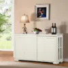 Yaheetech Sideboard Buffet Cabinet With Storage Sliding Door For Kitchen Dining Room