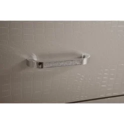 Passion Furniture Alana 2-Drawer Silver Champagne Nightstand (28 In. H X 17 In. W X 25 In. D) -Baxton Studio Store GUEST 4960f14c 92d4 416a b78b 1989f9418028