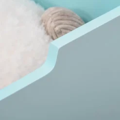 Qaba Kids Toy Chest Wooden Toy Storage Box Organizer Chest With Magnetic Hinge, Large Chest Space, & Groove Handle -Baxton Studio Store GUEST 49b80773 bcd8 4cb3 815c 6195561af998