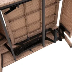 Outsunny Patio Recliner, Outdoor Reclining Chair With Flip-Up Side Table, All-Weather Wicker Metal Frame Chaise With Footrest, Cushions 11 Outsunny Patio Recliner, Outdoor Reclining Chair With Flip-Up Side Table, All-Weather Wicker Metal Frame Chaise With Footrest, Cushions -Baxton Studio Store GUEST 4aa048eb ec91 4723 a5ef 7ce557c53e18