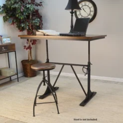 Miller Sit Or Stand Adjustable Desk Black - Carolina Chair & Table -Baxton Studio Store GUEST 4aa27c0c 8039 4d1b a5e0 a69a04d670cf