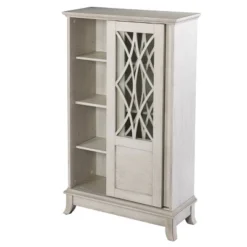 Poyau Sliding Door Cabinet White - Aiden Lane -Baxton Studio Store GUEST 4b092bac 7412 4f8c ad08 d668569aac51