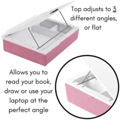 BIRDROCK HOME Lap Desk With Storage And Cushion (Pink) -Baxton Studio Store GUEST 4bbf57db d4aa 4e98 bef1 4bad8cce44c2