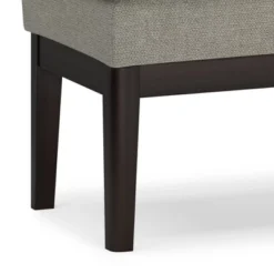 Bragg Ottoman Bench Light Gray - WyndenHall -Baxton Studio Store GUEST 4c093d71 7d26 4732 a26d 90cbd313689d