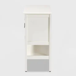 Chauncey Wood And Glass 2 Door Kitchen Cabinet White - Baxton Studio -Baxton Studio Store GUEST 4cb76f19 8fc2 4770 9ec9 eb295baceb70