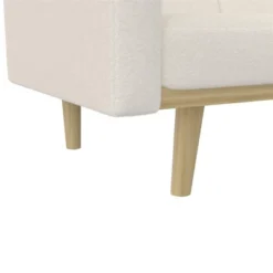 Benedict Wooden Futon Ivory - Room & Joy -Baxton Studio Store GUEST 4d5fe2b2 b407 4d84 9df4 a3082ef1c499