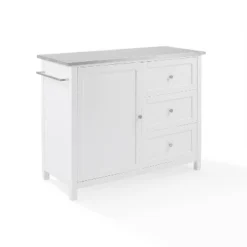 Soren Stainless Steel Top Kitchen Island/Cart Stainless Steel /White - Crosley 24 Soren Stainless Steel Top Kitchen Island/Cart Stainless Steel /White - Crosley -Baxton Studio Store GUEST 4d73b012 afaa 49eb ab30 ad38cc8a2306