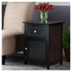 Eugene Nightstand - Espresso - Winsome -Baxton Studio Store GUEST 4ebfe7c2 6d71 4bfb b07b 79a468656c3a