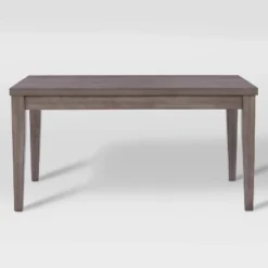 New York Wood Dining Table Washed Gray - CorLiving