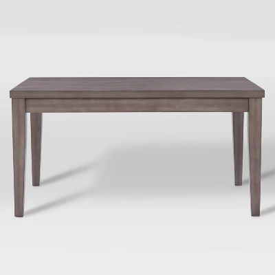 New York Wood Dining Table Washed Gray - CorLiving 1 New York Wood Dining Table Washed Gray - CorLiving