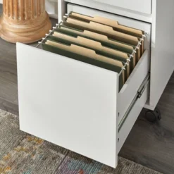 Wenz 2 Drawer Contemporary File Cabinet White - Buylateral -Baxton Studio Store GUEST 503965ab 4819 4f50 9e83 22389b0923dc