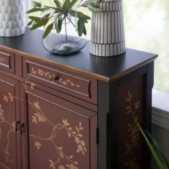 Jenny Hand Painted 2Door Console Table - Powell Company -Baxton Studio Store GUEST 52ce71ef 4c6d 4f27 be55 51fd80b57ec4