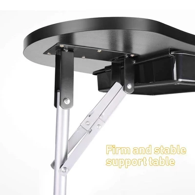 LEIBOU Professional 36 Inch Foldable Manicure Nail Technician Table With Removable Wrist Rest Cushion, Drawer, And Carrying Bag, Black 1 LEIBOU Professional 36 Inch Foldable Manicure Nail Technician Table With Removable Wrist Rest Cushion, Drawer, And Carrying Bag, Black