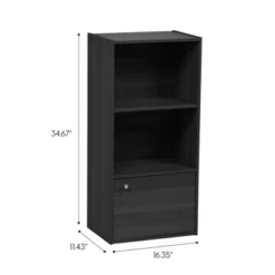 IRIS USA 3 Tier Open Cubby Storage Shelf With Door 10 IRIS USA 3 Tier Open Cubby Storage Shelf With Door -Baxton Studio Store GUEST 5334edeb a6e5 4609 8b46 c87e7458ee49