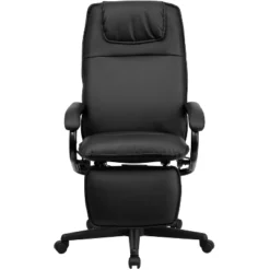 Emma And Oliver High Back Black LeatherSoft Executive Reclining Ergonomic Office Chair With Arms -Baxton Studio Store GUEST 54a056a4 84a3 416f ae40 012d85b32045
