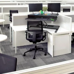 FlexPro Premier Electric Height Adjustable Corner Desk – 39.25” Standing Desk Converter – Black – Stand Steady 13 FlexPro Premier Electric Height Adjustable Corner Desk – 39.25” Standing Desk Converter – Black – Stand Steady -Baxton Studio Store GUEST 54bd9db7 bc5c 4306 86a5 b44357207b14