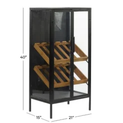 Contemporary Wood Standing Wine Rack Black - Olivia & May -Baxton Studio Store GUEST 558fa2fb 8583 4cf1 9070 0c7ea8c62fe0