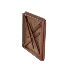 Straight Edge Folding Card Table Cherry - Stakmore