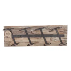 Twine Rustic Country Wood And Metal Wine Rack, Set Of 1, Wall Mounted Wine Rack, Wine Storage, Wood And Wrought Iron -Baxton Studio Store GUEST 56b8db97 43ce 4b32 a302 d66700282b51