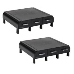 Mind Reader 2pk PC/Laptop/iMac Monitor Stand Black -Baxton Studio Store GUEST 56c19ee7 9b52 47e8 a906 a625ad191877