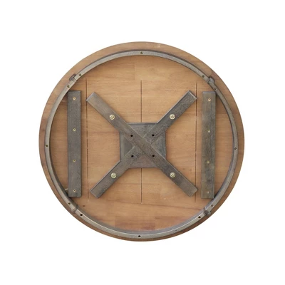 29" Clause Round Top Pedestal Dining Table Hickory Brown - International Concepts 5 29" Clause Round Top Pedestal Dining Table Hickory Brown - International Concepts - Image 5