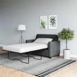 Cassidy Sofa Sleeper With Memory Foam Mattress - Room & Joy -Baxton Studio Store GUEST 571e1feb 5290 4330 a1b7 c1a9c7665033
