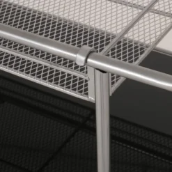 Bridger Modern 3 Tier Bar Cart With Glass Shelving Silver/Black - Christopher Knight Home -Baxton Studio Store GUEST 5a045167 1be5 4283 9033 fc78038f3b29