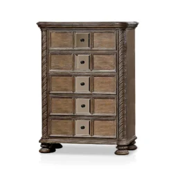 6pc Lellen Bedroom Set Beige/Rustic Natural Tone - HOMES: Inside + Out -Baxton Studio Store GUEST 5a2f4ae3 aa32 4865 a88d aaffa6156652