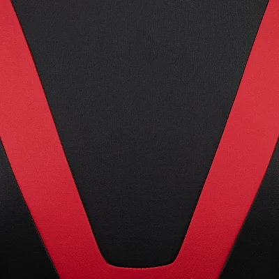 BlackArc Bravo Red Gaming Desk & Chair Set: High Back Gaming Chair With Lumbar Support & Adjustable Arms; Desk With Cupholder/Headphone Hook 4 BlackArc Bravo Red Gaming Desk & Chair Set: High Back Gaming Chair With Lumbar Support & Adjustable Arms; Desk With Cupholder/Headphone Hook - Image 4