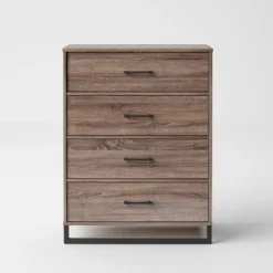Mixed Material 4 Drawer Dresser - Room Essentials™ -Baxton Studio Store GUEST 5ae3294d 7b1e 49a6 9199 9fb307d27836
