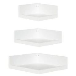 3pc Levie Corner Shelf Set - Kate & Laurel All Things Decor -Baxton Studio Store GUEST 5bad4639 f206 481e aa23 adf5834ddae0