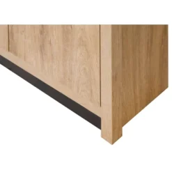 78" Abbott Contemporary Wood Laminate Bookcase With Doors Light Brown - Martin Furniture -Baxton Studio Store GUEST 5bb4c83b 71a5 47ad aec8 efef3cc82734